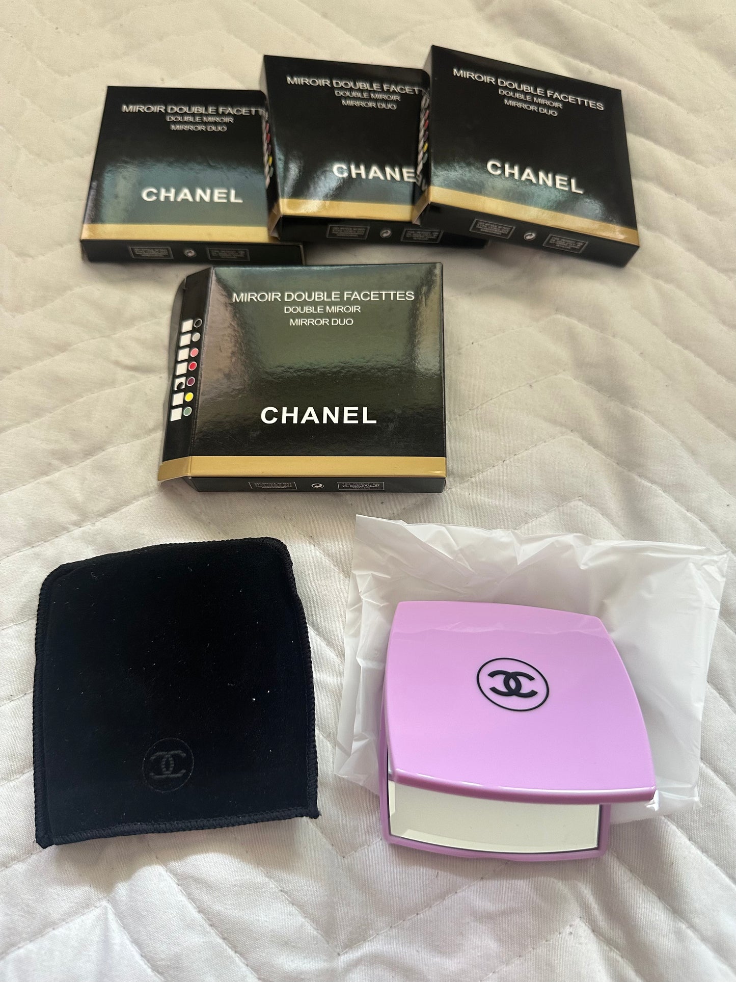 Chanel double sided mirror